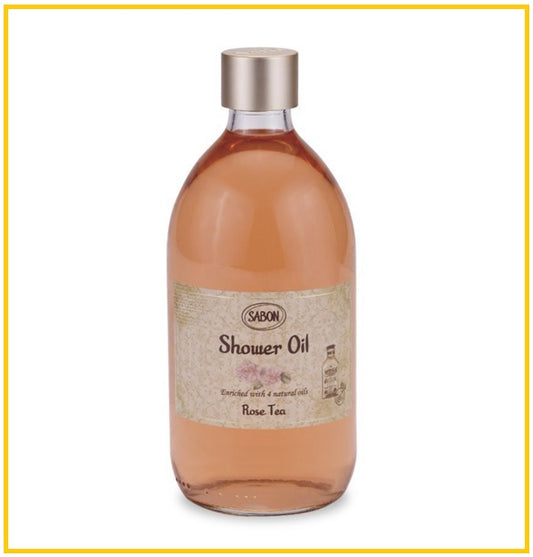 SABON 玫瑰花茶沐浴油 ROSE TEA SHOWER OIL 500ML