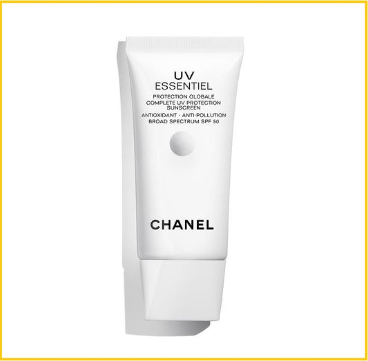 CHANEL 香奈兒美白隔離全效防曬霜 UV ESSENTIEL PROTECTION GLOBALE COMPLETE PROTCTION SPF50 UVA 30ML