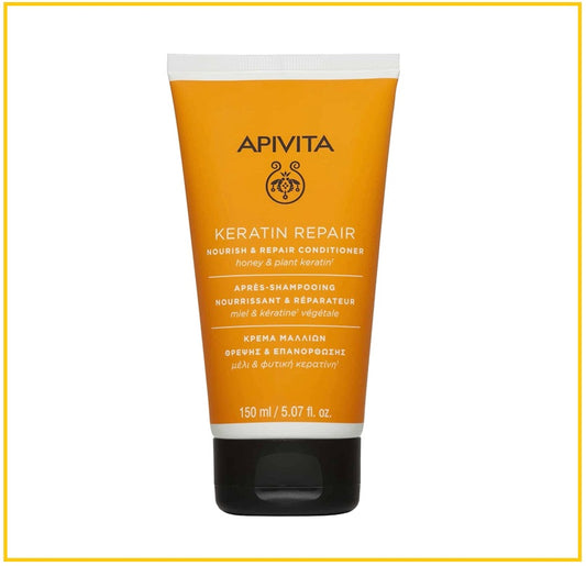APIVITA 艾蜜塔角蛋白蜂蜜滋養修復護髮素 KERATIN REPAIR NOURISH & REPAIR CONDITIONER WITH HONEY & PLANT 150ML