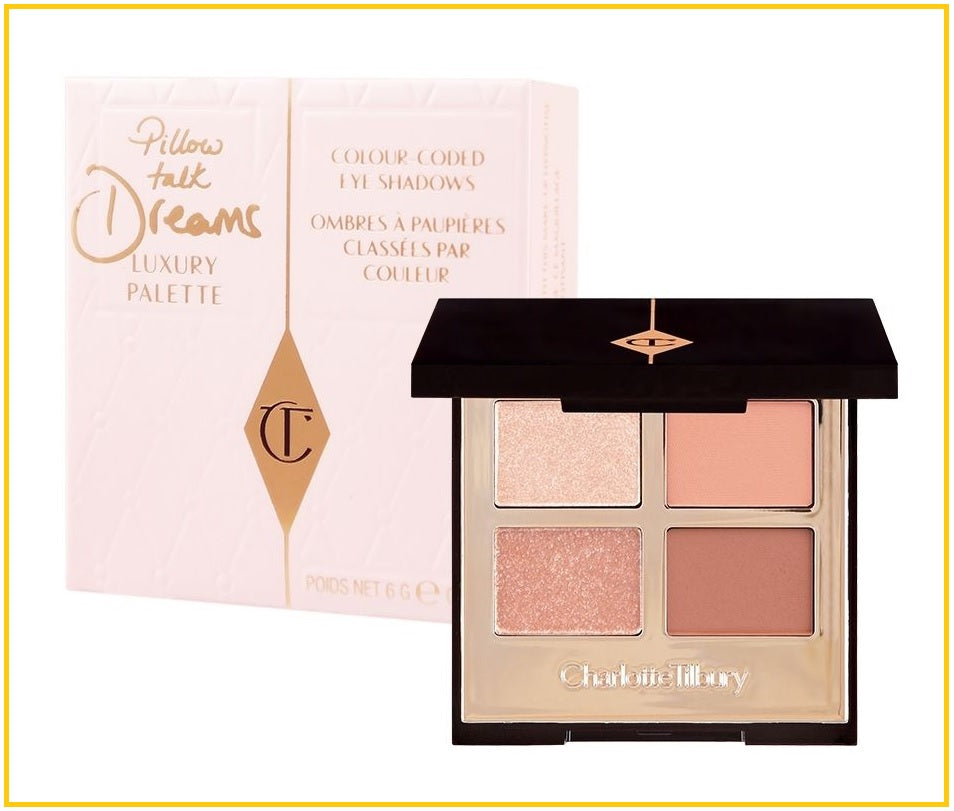 CHARLOTTE TILBURY 夏洛特四色眼影盤 CT LUXURY EYE SHADOW PALETTE #PILLOW TALK DREAMS 6G