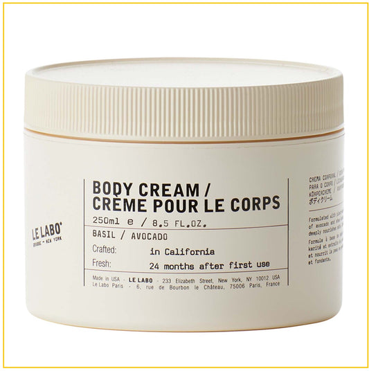 LE LABO 羅勒身體乳 BASIL BODY CREAM 250ML