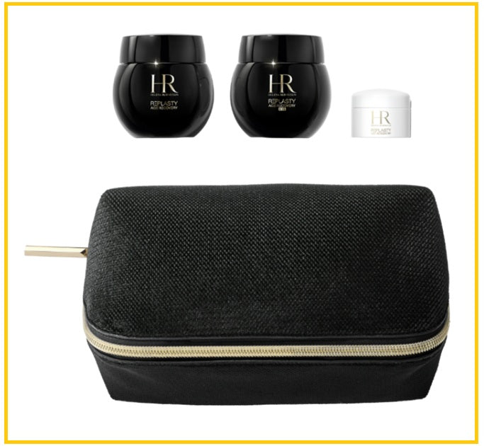 HELENA RUBINSTEIN 赫蓮娜日晚霜眼霜三件套裝 HR BLACK BANDAGE NIGHT DUO SET