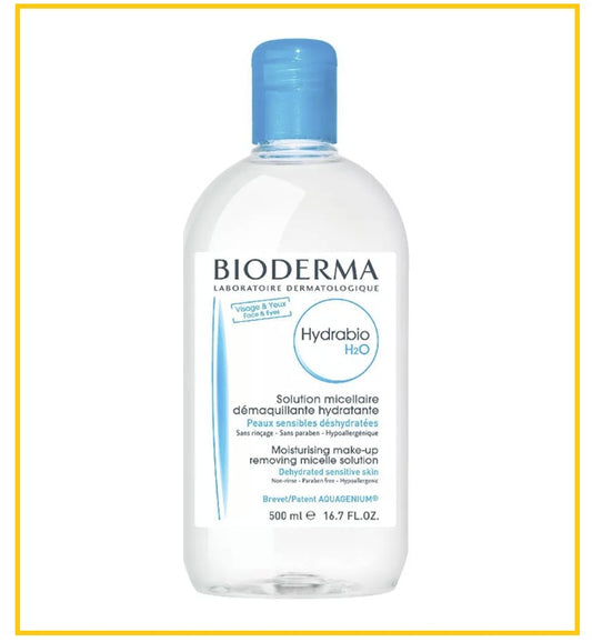 BIODERMA 貝德瑪保濕卸妝潔膚水 HYDRABIO H2O SOLUTION MICELLAIRE LOTION 500ML