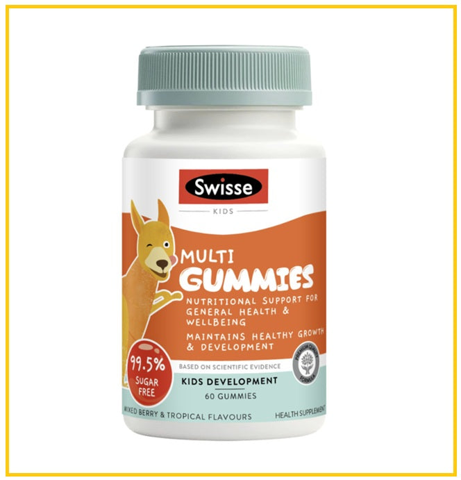 SWISSE 斯維詩兒童多種維他命營養小熊軟糖 KIDS MULTI GUMMIES 60 GUMMIES