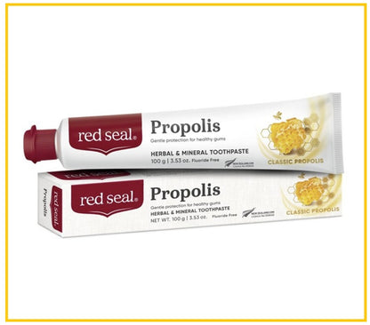 RED SEAL Natural Herbal Toothpaste #NATURAL / #PROPOLIS / #BAKING SODA 100G