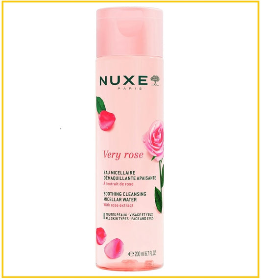 NUXE 歐樹玫瑰柔舒潔膚水 VERY ROSE 3IN1 SOOTHING MICELLAR WATER 200ML