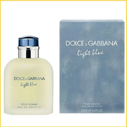 DOLCE & GABBANA 杜嘉班納淺藍男士淡香精香水 LIGHT BLUE POUR HOMME EDT 125ML