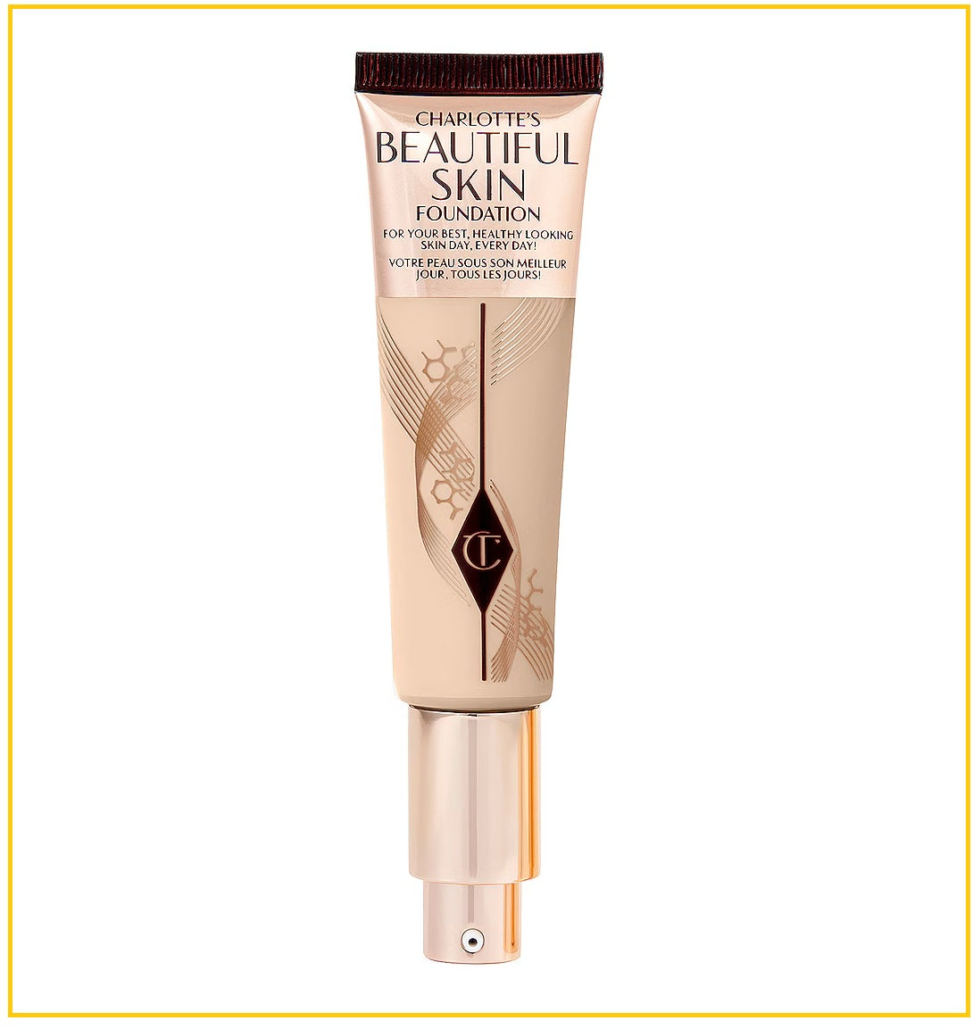 CHARLOTTE TILBURY 夏洛特水光肌粉底液 CT BEAUTIFUL SKIN MEDIUM COVERAGE LIQUID FOUNDATION WITH HYALURONIC ACID #1N / #2N / #3N 30ML