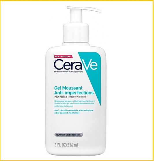CERAVE 適樂膚淨膚白泥抗粉痘洗面乳 BLEMISH CONTROL CRV ACNE CLEANSER 236ML