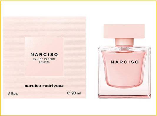 NARCISO RODRIGUEZ 納茜素粉影粉麝香淡香精香水 NARCISO CRISTAL EAU DE PARFUM SPRAY 90ML