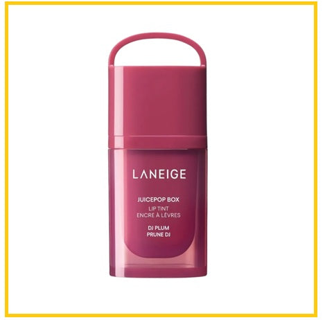 LANEIGE 蘭芝精華唇釉 JUICEPOP BOX LIP TINT #MOCHA REMIX / #DISCO CORAL / #DJ PLUM / #ELECTRO BERRY / #JAZZY JAM / #K POP PINK / #LO FI MAUVE / #MAROON MELODY / #POP STAR PEACH / #RED CLAASIC 4.5G