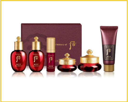 THE HISTORY OF WHOO 后津率享中樣6件套裝 JINYULHYANG ANTI-AGING 6PCS SPECIAL GIFT DUO SET