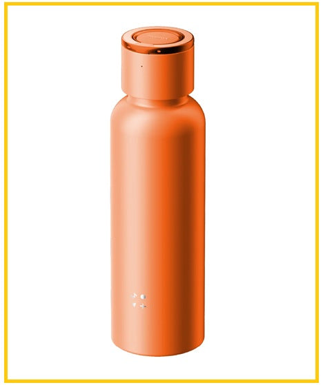 MOMAX Magnetic Music Water Bottle 1-VIBE BOTTLE MAGNETIC WIRELESS SPEAKER FLASK #BLACK / #WHITE / #ORANGE BS13D/M/W