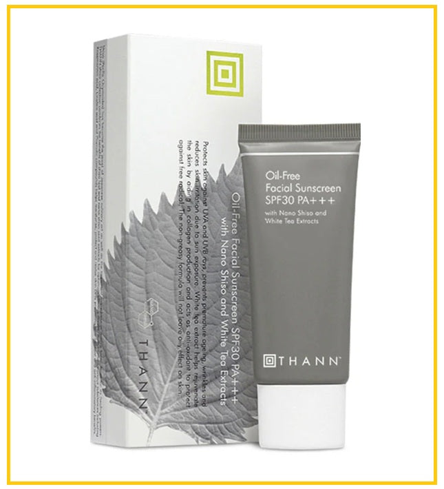 THANN 天然紫蘇防曬霜 OIL FREE FACIAL SUNSCREEN SPF30 40G