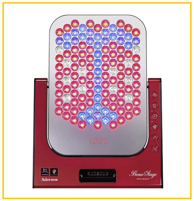 ADERANS 愛德蘭絲美容儀淨離子光照大排燈 VIRUGA(R) LED ENERGY LIGHT THERAPY DEVICE WITH CLEAN ION TECHNOLOGY #PEARL WHITE / #ITALIAN RED