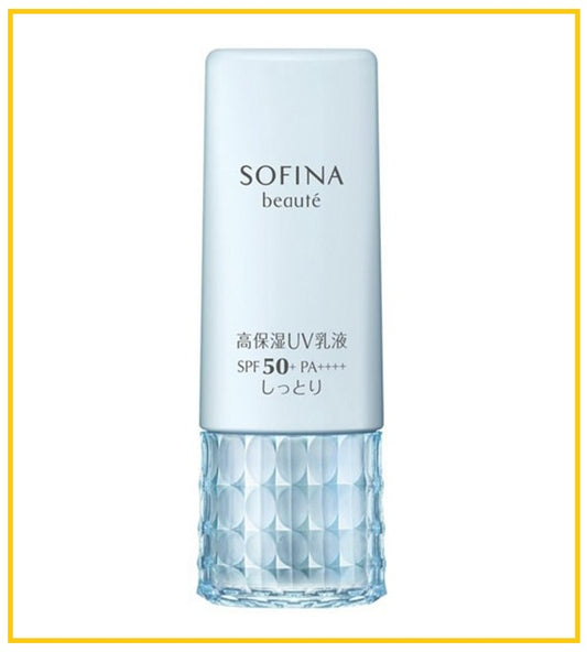 SOFINA 蘇菲娜日間保濕滋潤藍蕾絲防曬乳 BEAUTE UV CUT EMULSION SPF50+ PA++++ MOIST 30G