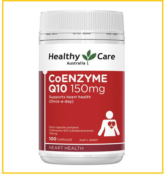 HEALTHY CARE 澳洲輔酶膠囊100粒 HEALTHY CARE COENZYME Q10 150MG 100 CAPSULES