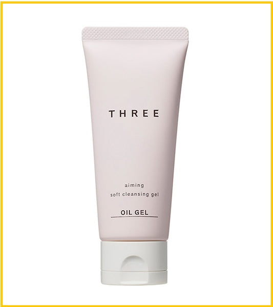THREE 極致活顏多效卸妝啫咖哩 AIMING SOFT CLEANSING GEL R 85G