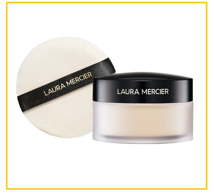 LAURA MERCIER 羅拉柔光蜜粉粉撲套裝 INDULGENT ICONS TRANSLUCENT LOOSE SETTING POWDER + PUFF DUO SET