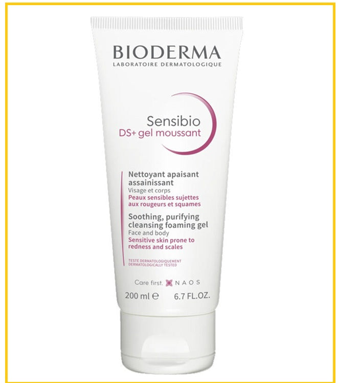 BIODERMA 貝德瑪舒妍溫和潔膚凝膠 SENSIBIO DS+ GEL PURIFYING SOOTHING CLEANSING GEL 200ML