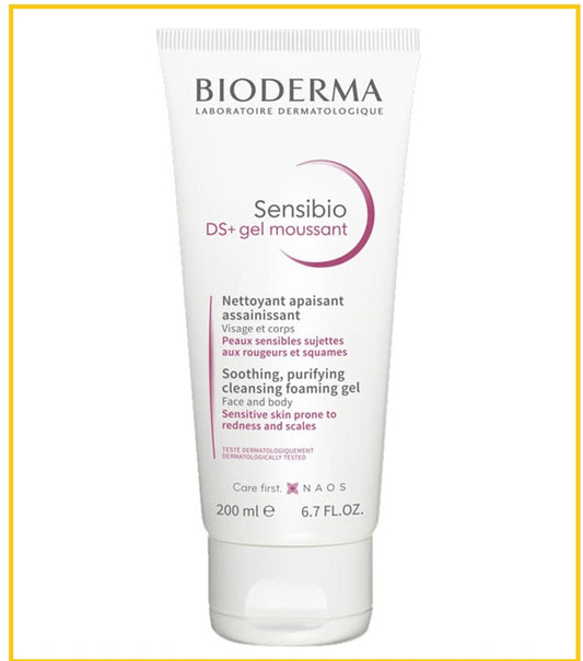 BIODERMA 貝德瑪舒妍溫和潔膚凝膠 SENSIBIO DS+ GEL PURIFYING SOOTHING CLEANSING GEL 200ML