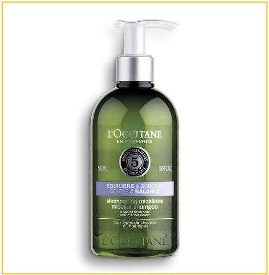 L'OCCITANE 歐舒丹5合1草本療法溫和舒緩洗髮水 LOCCITANE GENTLE & BALANCE MICELLAR SHAMPOO 500ML