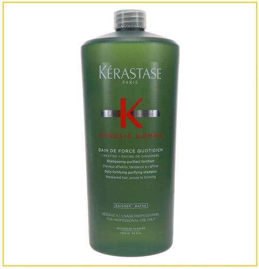 KERASTASE 卡詩男士強韌洗髮乳洗頭水 BAIN DE FORCE QUOTIDIEN 1000ML