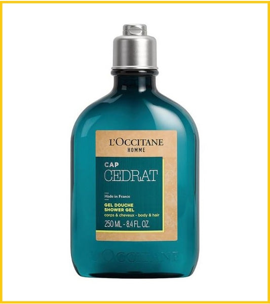 L'OCCITANE 歐舒丹魅力紳士枸櫞沐浴洗髮啫哩 LOCCITANE CAP CEDRAT SHOWER GEL 250ML