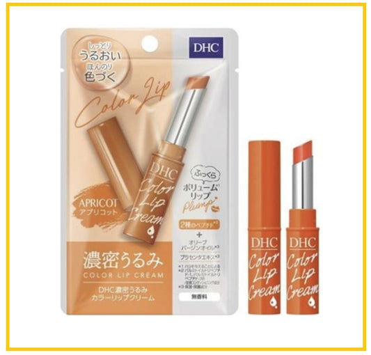 DHC 彩色杏橘色潤唇膏 COLOR LIP CREAM #APRICOT 1.5G