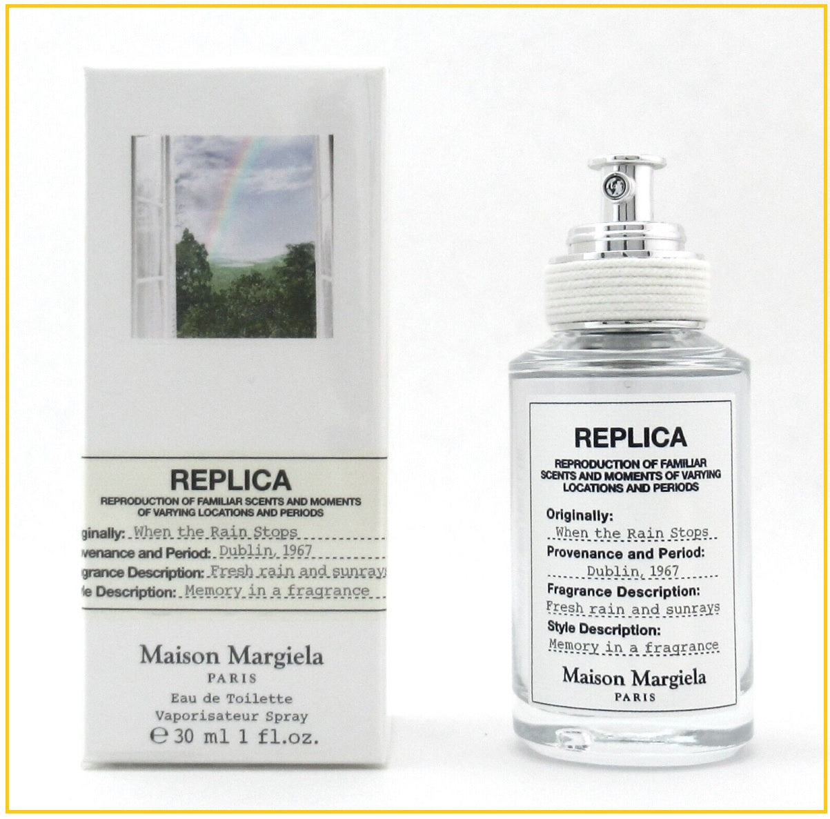MAISON MARGIELA 梅森馬吉拉雨過初晴淡香水 MMM REPLICA WHEN THE RAIN STOPS EAU DE TOILETTE SPRAY 30ML / 100ML