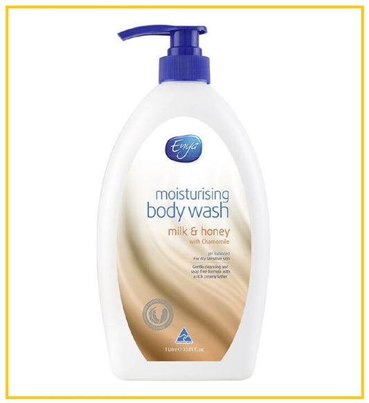 ENYA 牛奶蜂蜜滋養沐浴露 BODY WASH MILK & HONEY WITH CHAMOMILE 1000ML