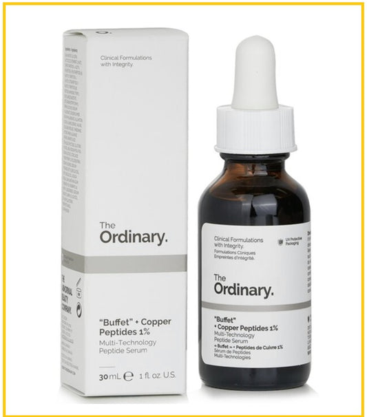 THE ORDINARY 藍銅抗皺修復多重技術縮氨酸精華 BUFFET + COPPER PEPTIDES 1% MULTI TECHNOLOGY PEPTIDE SERUM 30ML