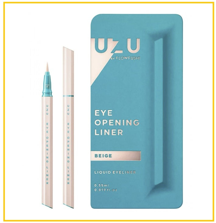 UZU BY FLOWFUSHI 熊野職人眼線液筆 EYE OPENING LINER #BEIGE / #LIGHT BROWN / #DARK NAVY 0.55ML