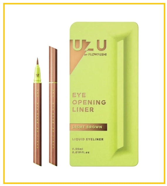 UZU BY FLOWFUSHI 熊野職人眼線液筆 EYE OPENING LINER #BEIGE / #LIGHT BROWN / #DARK NAVY 0.55ML
