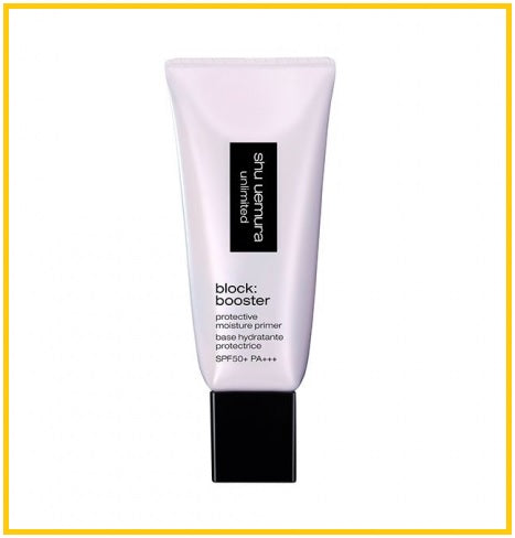 SHU UEMURA 植村秀水潤隔離防曬底霜 UNLIMITED BLOCK BOOSTER PROTECTIVE MOISTURE PRIMER #SUMIRE MAUVE / #SAKURA PINK SPF50+ PA+++ 30ML