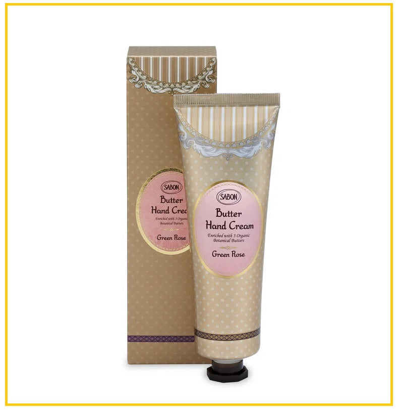 SABON 翠綠玫瑰黃油護手霜 GREEN ROSE BUTTER HAND CREAM 75ML
