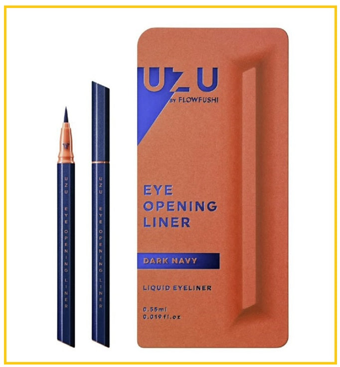 UZU BY FLOWFUSHI 熊野職人眼線液筆 EYE OPENING LINER #BEIGE / #LIGHT BROWN / #DARK NAVY 0.55ML