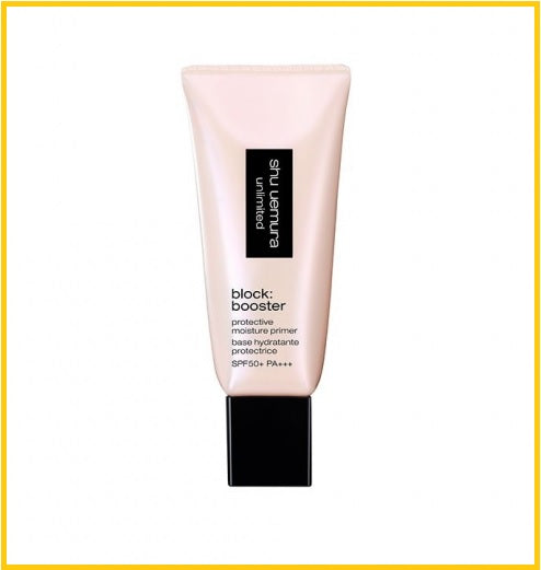 SHU UEMURA 植村秀水潤隔離防曬底霜 UNLIMITED BLOCK BOOSTER PROTECTIVE MOISTURE PRIMER #SUMIRE MAUVE / #SAKURA PINK SPF50+ PA+++ 30ML