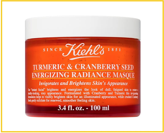 KIEHL'S 科顏氏薑黃紅莓速效亮肌面膜 KIEHLS TURMERIC & CRANBERRY SEED ENERGIZING RADIANCE MASQUE 100ML