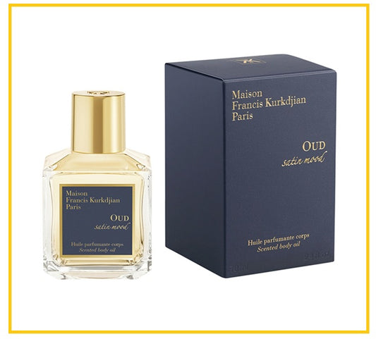 MAISON FRANCIS KURKDJIAN 庫爾吉安烏木絲緞心情香氛身體油 MFK OUD SATIN MOOD SCENTED BODY OIL 70ML