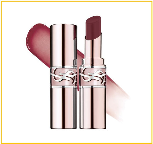 YVES SAINT LAURENT 聖羅蘭情迷亮彩粉紅銀圓管口紅潤唇膏 YSL LOVESHINE CANDY GLAZE LIP GLOSS STICK #4 / #5 / #5B / #7B / #8B 3.1G