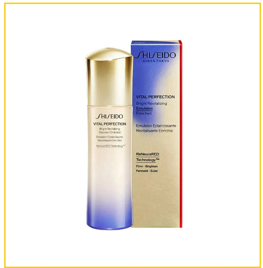 SHISEIDO 資生堂悅薇滋潤乳 VITAL-PERFECTION WHITE REVITALIZING EMULSION ENRICHED 100ML