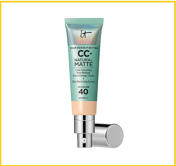 IT COSMETICS 依科美綠管CC霜 YOUR SKIN BUT BETTER CC+ NATURAL MATTE SPF40 #FAIR BEIGE / #FAIR WARM 32ML