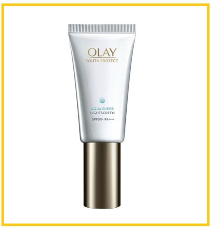 OLAY 玉蘭油輕盈水感防曬乳 AQUA SHEER LIGHT SCREEN SPF50+ PA++++ 30ML