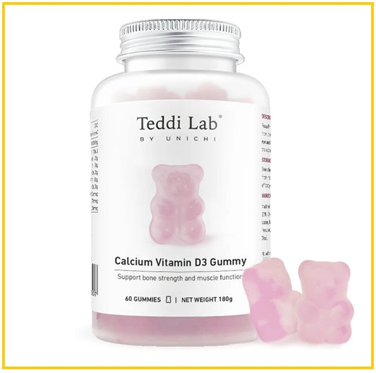 UNICHI 澳洲維生素D3小熊軟糖60粒 CALCIUM VITAMIN D3 GUMMY 60 GUMMIES