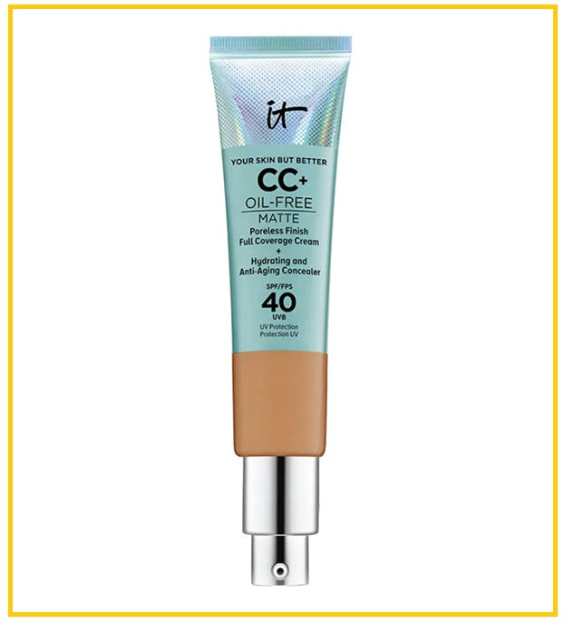 IT COSMETICS 依科美綠管CC霜 YOUR SKIN BUT BETTER CC+ CREAM OIL-FREE MATTE WITH SPF40 #TAN / #MEDIUM TAN / #MEDIUM / #NEUTRAL TAN / #RICH 32ML