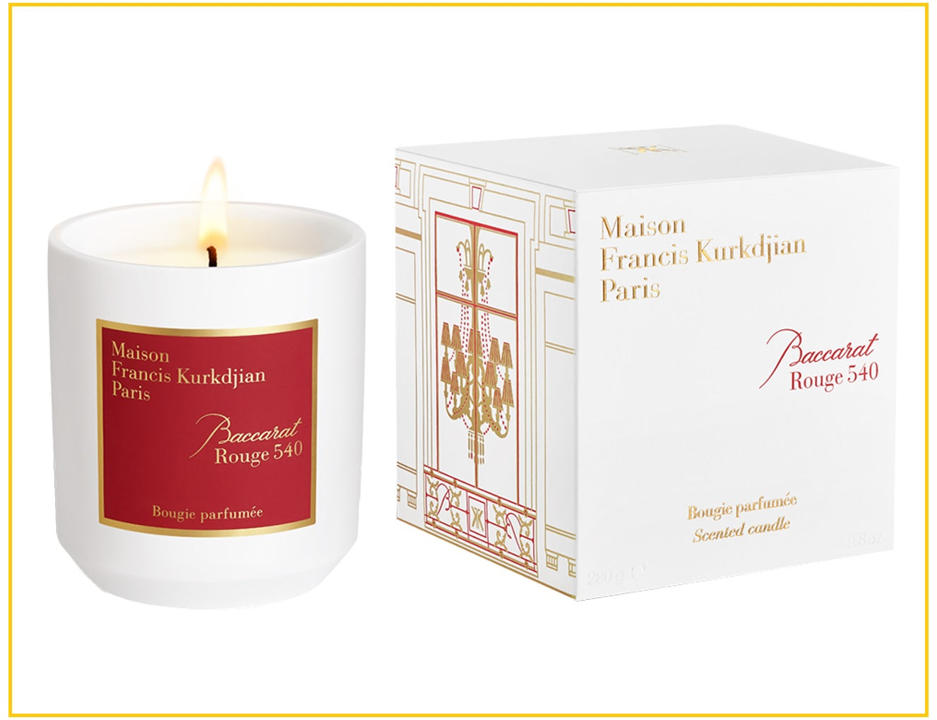 MAISON FRANCIS KURKDJIAN 庫爾吉安百家樂晶紅香氛蠟燭 MFK BACCARAT ROUGE 540 SCENTED CANDLE 280G