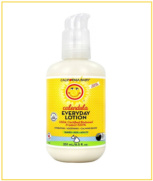 CALIFORNIA BABY 美國加州寶寶有機金盞花潤膚乳液 CALENDULA EVERYDAY LOTION 251ML