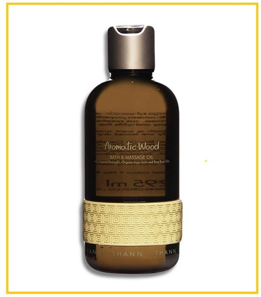 THANN 庭潤天然香木浸浴按摩油 AROMATIC WOOD BATH & MASSAGE OIL 295ML