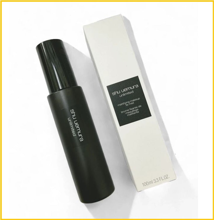 SHU UEMURA 植村秀控油霧面黑色定妝噴霧 UNLIMITED MATTIFYING MAKEUP FIX MIST 100ML
